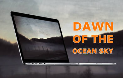 Dawn of the ocean sky