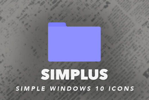 Simplus | Windows 10 Simple Folder Icons!