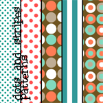 Dots and Stripes Patterns by colourgallery