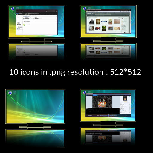 Screen icons beta 1 by lebreton on DeviantArt
