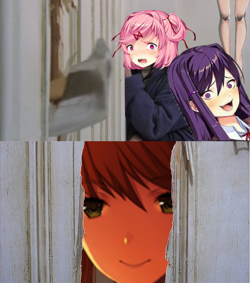 Here S Monika By Thegamerlover On Deviantart Doki doki literature club jumpscare. monika by thegamerlover on deviantart