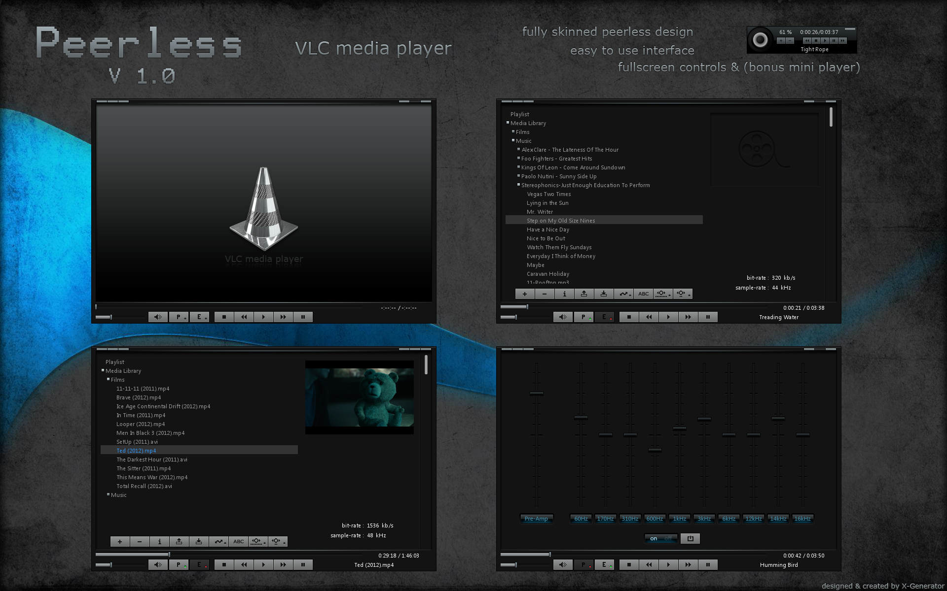 Peerless VLC media player