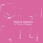 Paint Edges - 4 Vector Shapes