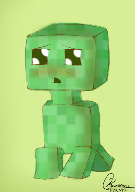 Creeper Only Wants a Hug by KassieC on DeviantArt