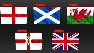 UK Flag Folder Icons Pack
