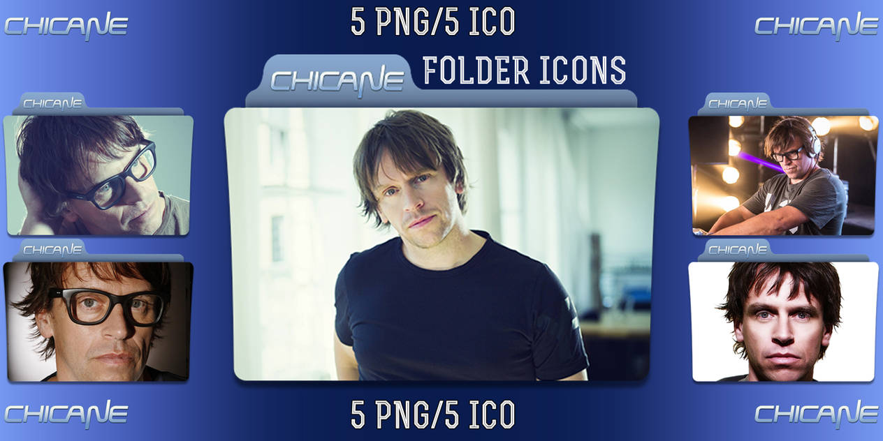 Chicane (Nicholas Bracegirdle) Folder Icons Pack by ChrisNeville85 on