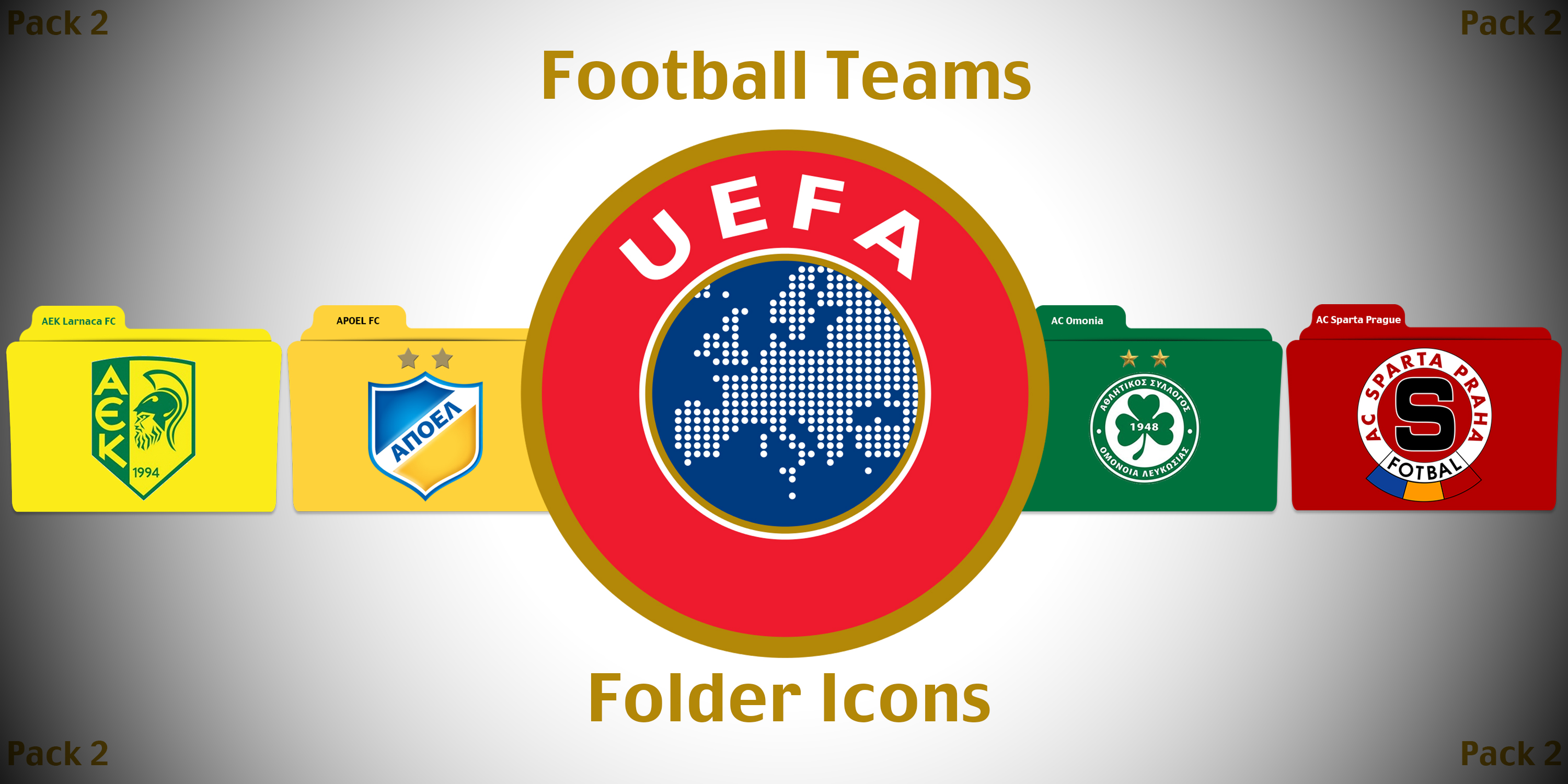 UEFA Football Teams Folder Icons Pack 2