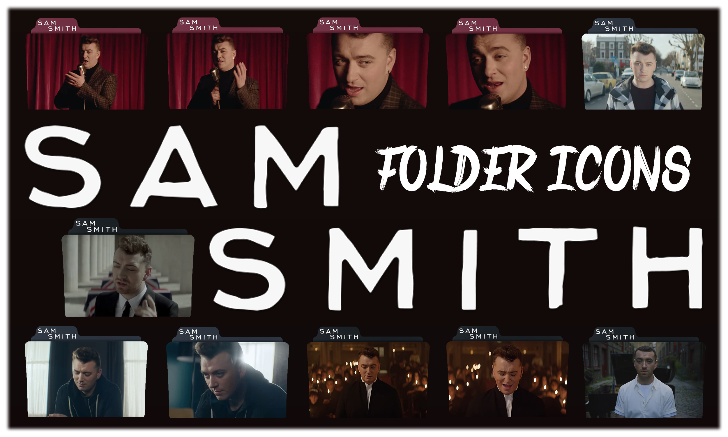 Sam Smith Folder Icons Pack