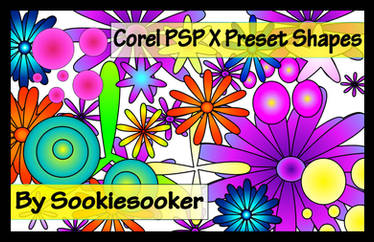 30 Corel PSP X Preset Shapes