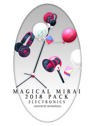 [ MMD - Accesory ] Magical Mirai 2018 Pack +FreeDL