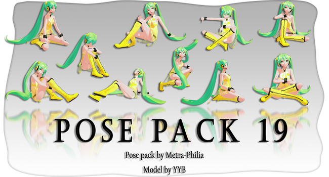 [ MMD Pose Pack Download]#19