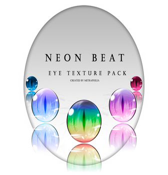 [Eye Texture pack] Neon Beat Free DL + Ptu .psd