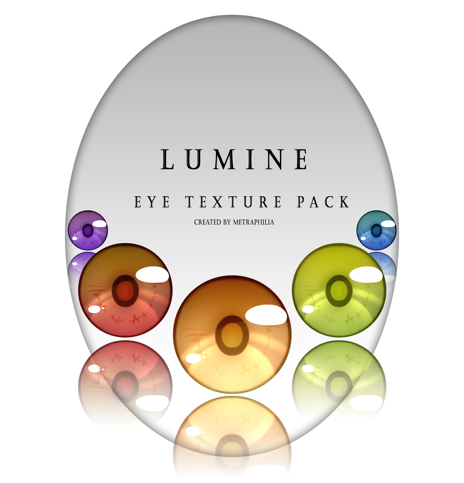 [MMD / VRM Eye Texture] Genshin  - Lumine [FTU]