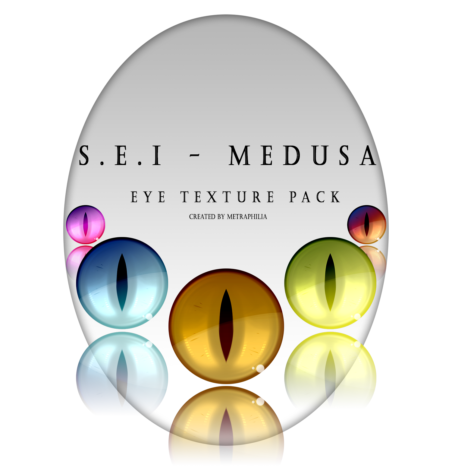 [MMD / VRM Eye Texture] S.E.I - Medusa [FTU]