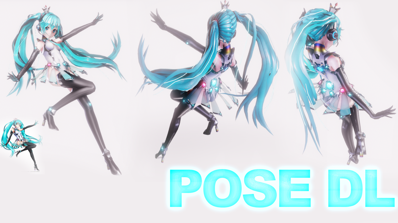 Racing Miku 2016 Pose Download MMD