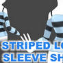 Striped long sleeve shirt (MMD DL)