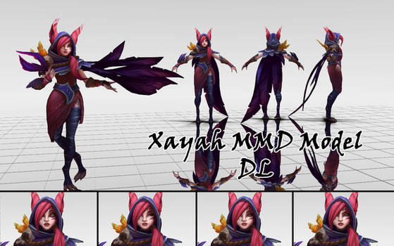 Xayah MMD Model DL