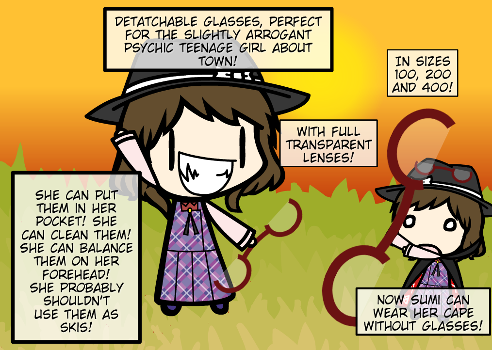 Walfas Prop: Sumireko's Glasses