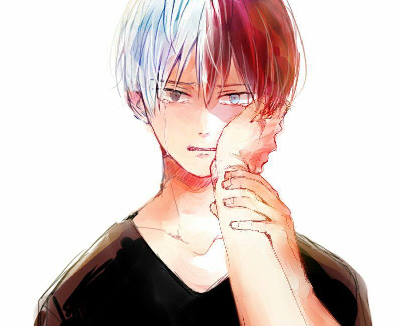 Todoroki shouto x F!Reader Don't cry by LewthyChan on DeviantArt