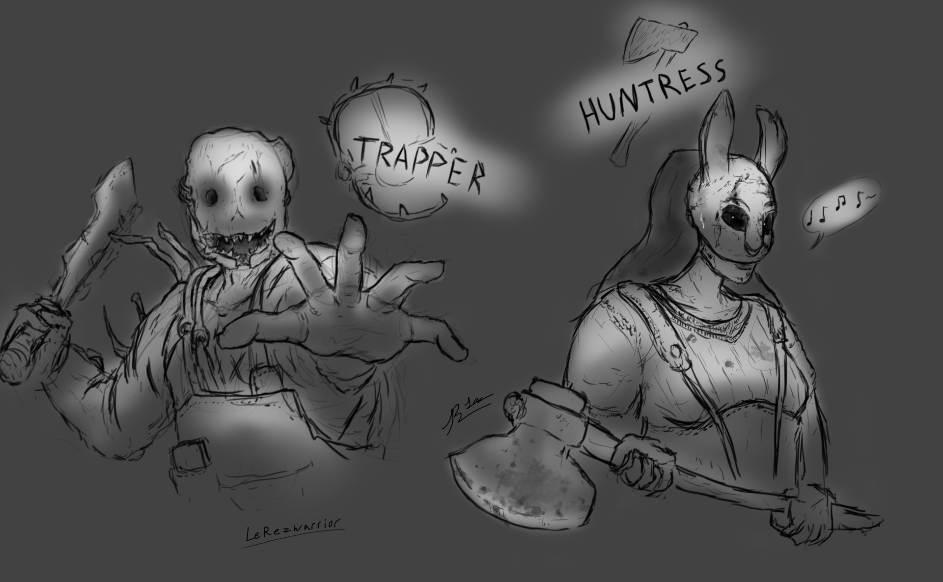Getting Violated By The Huntress & Trapper 