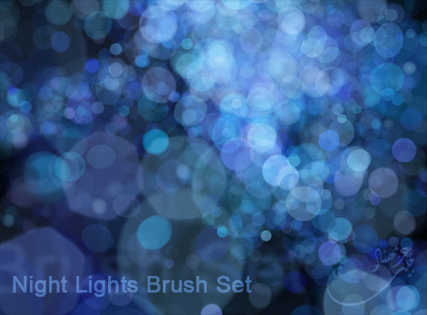 Night Lights Brush Set by m-ajinah