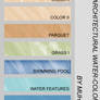 Architectural Water-color Rendered Surfaces