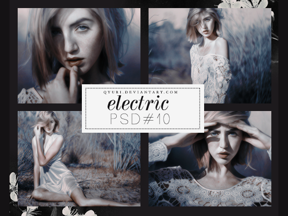 PSD #10 - electric by Qyuri on DeviantArt