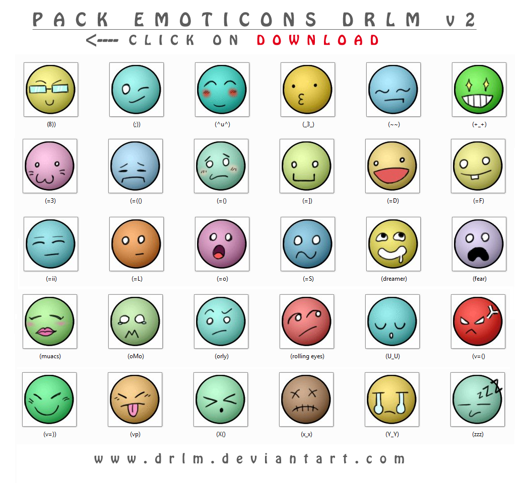DRLM Emoticons Pack v2