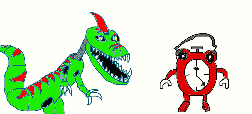 Clocked The Raptors Raptor-Alpha and Clockman (Made up) by scizor999 on DeviantArt