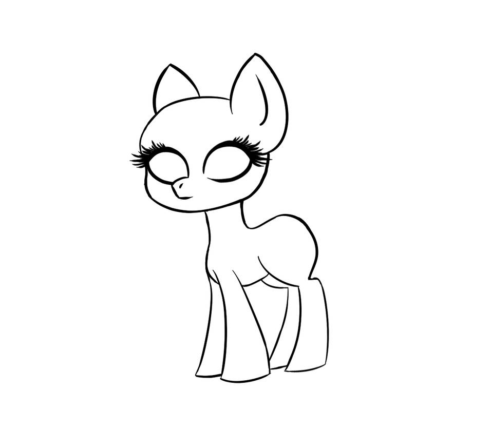 Mlp Female Base by xXKawaiiUsagi-chanXx on DeviantArt