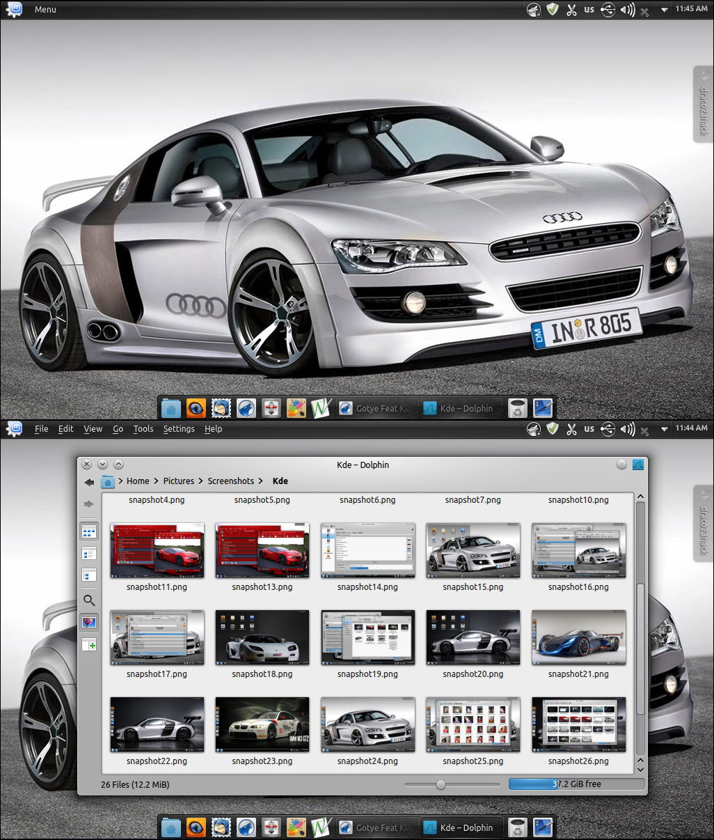 Audi 3 kde color scheme