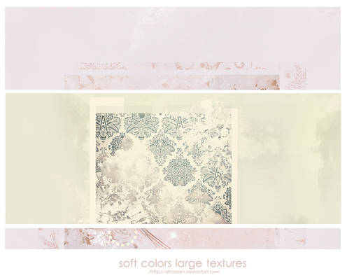 2 soft colors large textures