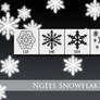 Ngees Snowflake Brushes Set 1