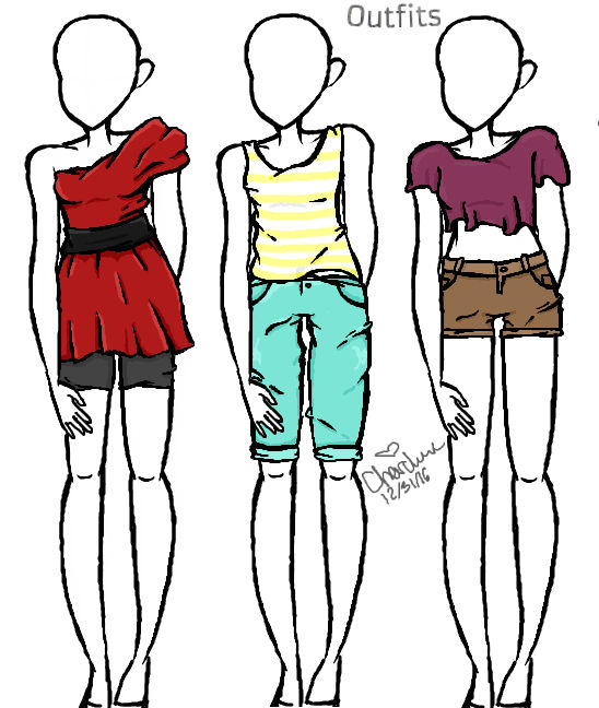 Some Outfits by ArtisticPuppies on DeviantArt