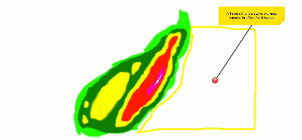 A line of severe thunderstorms (my boredom)