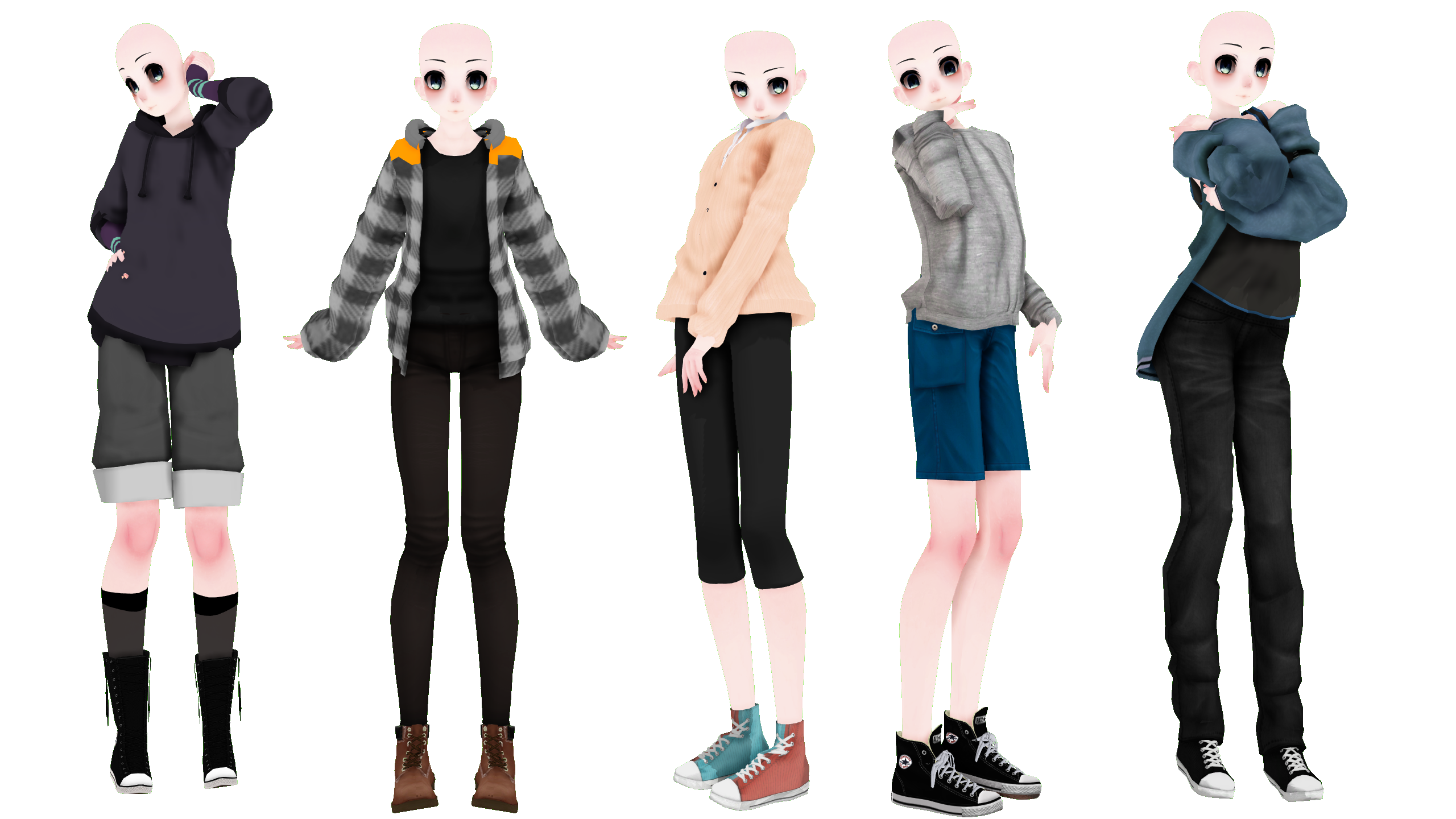 MMD - Male Base Pack(DL+) .