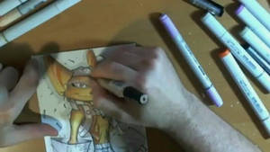 Copic Marker Speedpaint: Ratchet