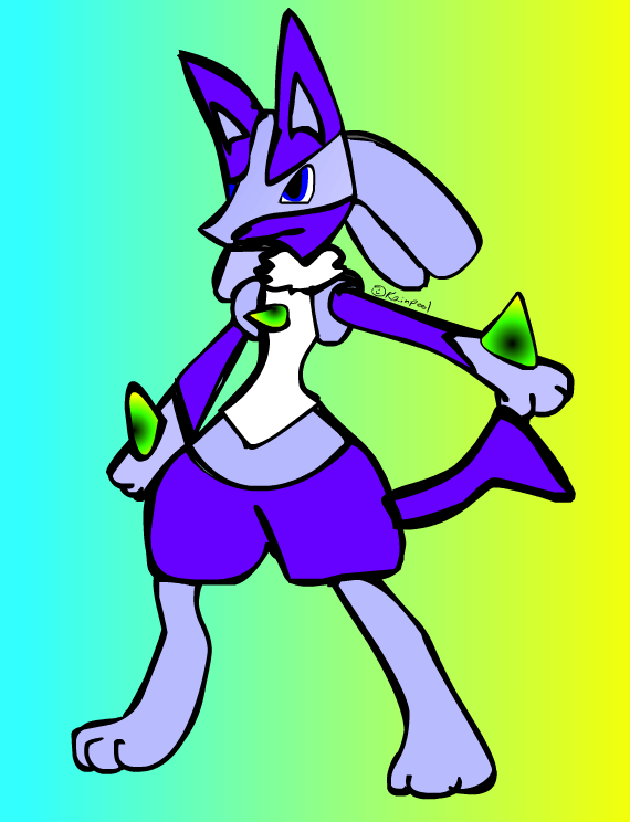 Lucario Variocolor/Shiny by Gyarados10 on DeviantArt