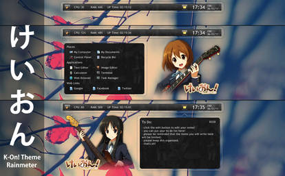 K-On Theme for Rainmeter