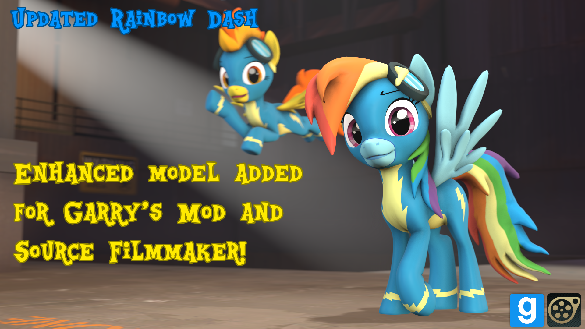 [DL] Updated Rainbow Dash [+Enhanced Model]