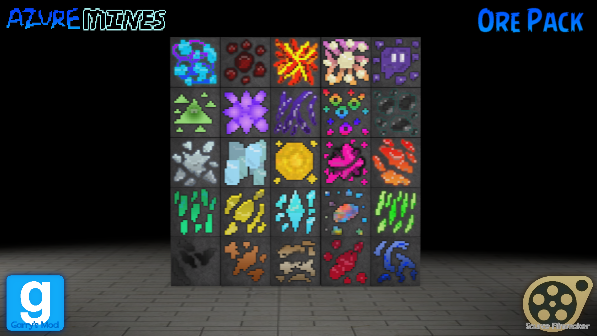 Dl Azure Mines Ore Pack By Mythicspeed On Deviantart