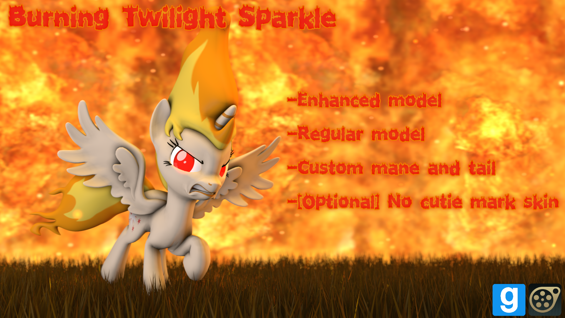 DL] Burning Twilight Sparkle by 