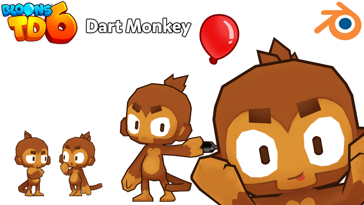 [DL] Dart Monkey (BTD6) by MythicSpeed on DeviantArt