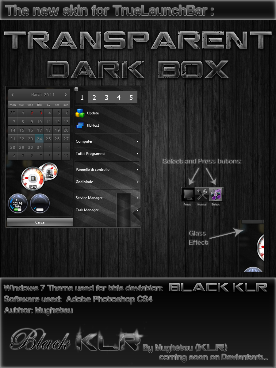 Transparent Dark Box