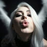 A Kiss From A Beautiful Gothic Angel