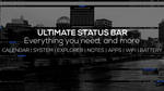 UltimateStatusBar - Status Bar Windows - Rainmeter by CTurner314