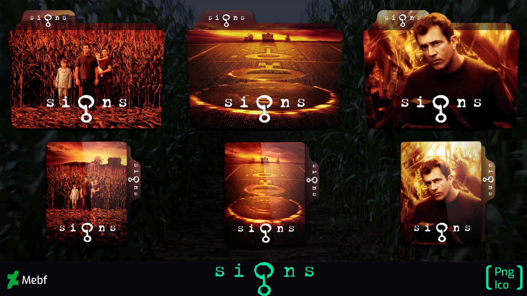Signs (2002) Folder Icons Pack by Mebf on DeviantArt