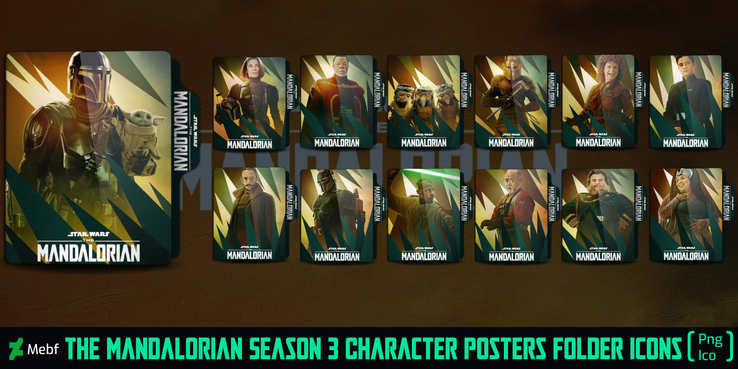 The Mandalorian season 3 official character posters! : r/StarWars