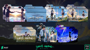 Your Name. (2016) Folder Icons Pack