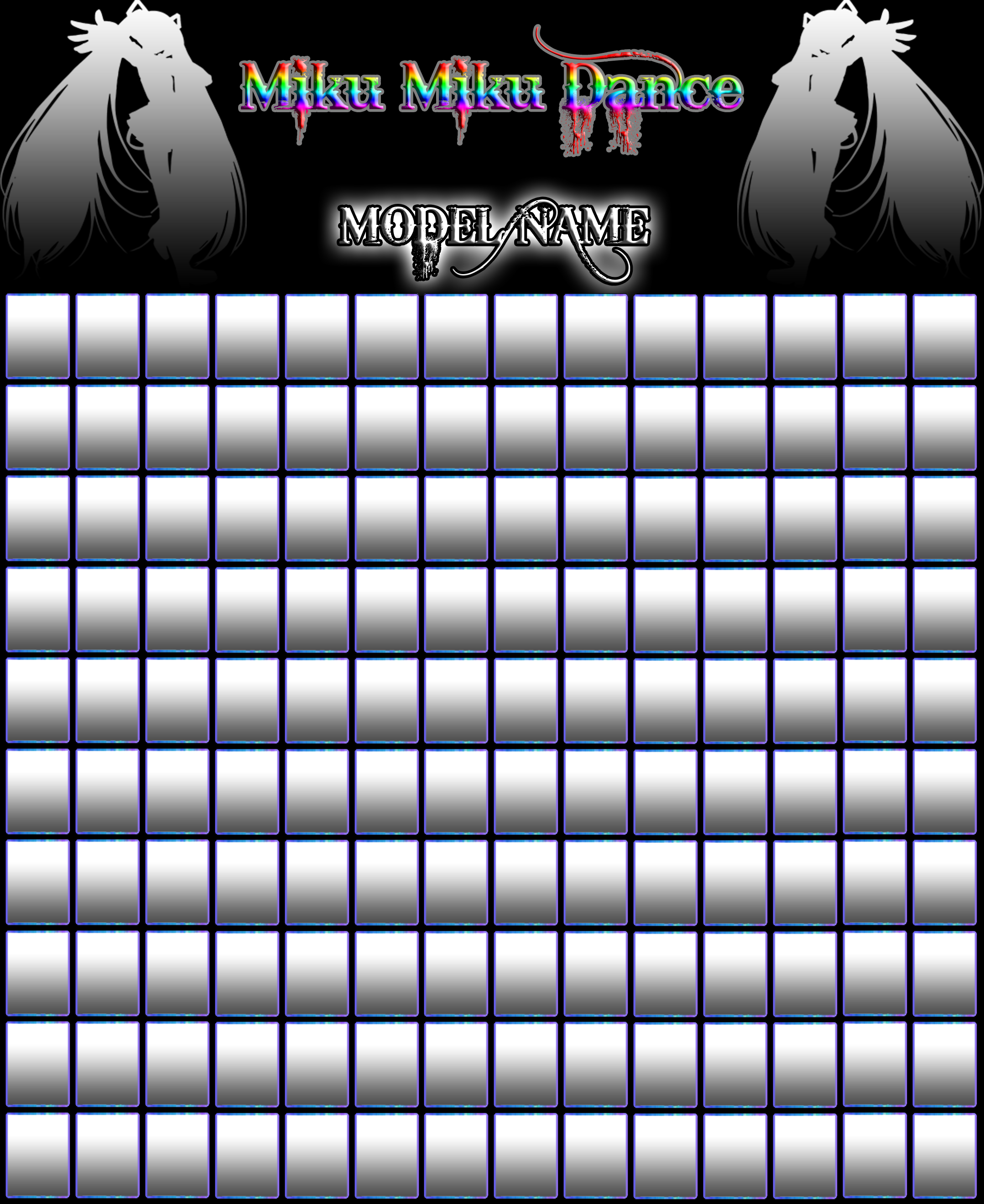 MMD Nameplate Template PDN by WadeEuler666 on DeviantArt